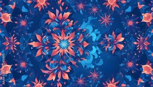 Clear Plain Shiny Warm Soft Vintage Bokeh Cloudy Wave Like Geometric Blue Background or Texture