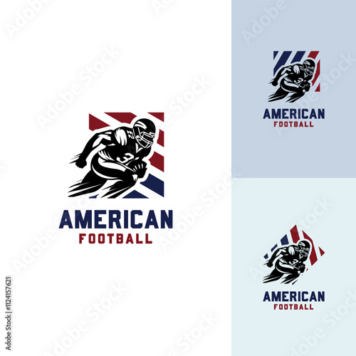 American Football Player Silhouette