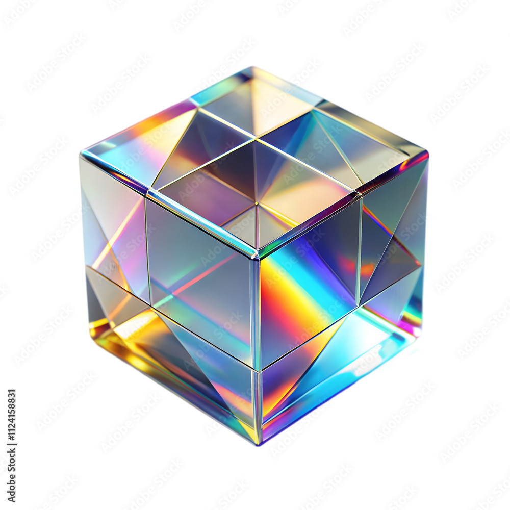 abstract 3d cube on white background abstract 3d cube on white background