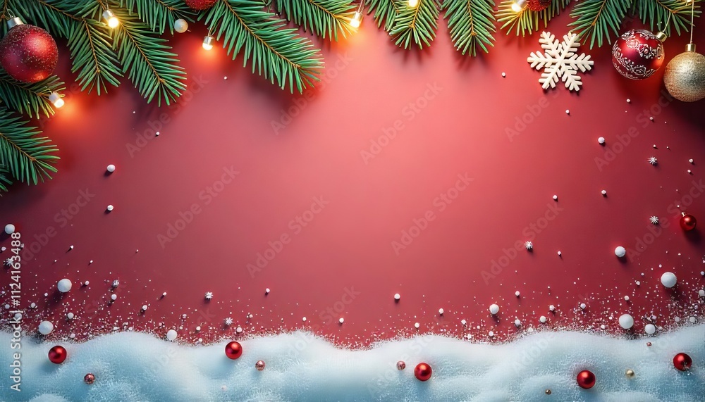 christmas background with christmas tree and snowflakes christmas background with christmas tree and snowflakes
