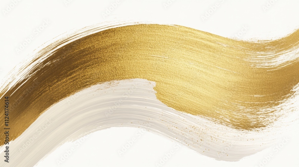 Dynamic golden brush stroke art abstract design creative digital artwork minimalist style artistic perspective visual harmony Dynamic golden brush stroke art abstract design creative digital artwork minimalist style artistic perspective visual harmony
