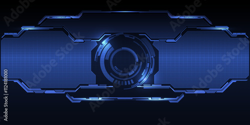 Abstract technology background. Futuristic digital space technology concept.