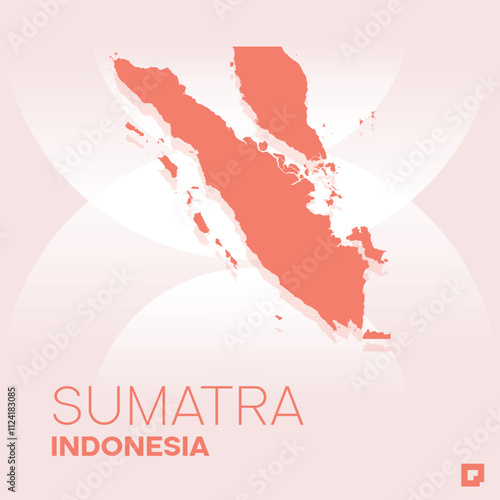 Sumatra vector map, Vector map of Sumatra, editable eps, AI files, Vector illustration of Odisha vector map