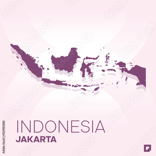 Indonesia vector map, Vector map of Indonesia, editable eps, AI files, Vector illustration of Indonesia vector map