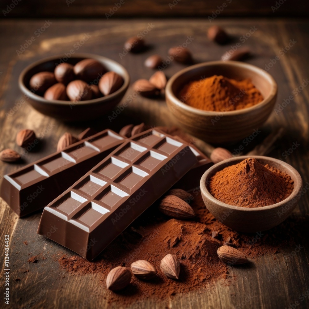 A Sweet Delight: Chocolate Candies Background
A Sweet Delight: Chocolate Candies Background