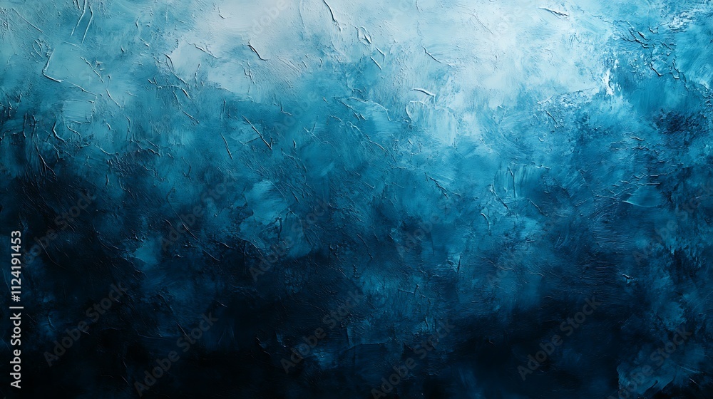 Fototapeta premium Abstract blue textured background.