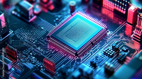 Circuit components meticulously arranged on a development board, showcasing innovation and precision in electronic engineering, where every element plays a crucial role in creating functional technolo