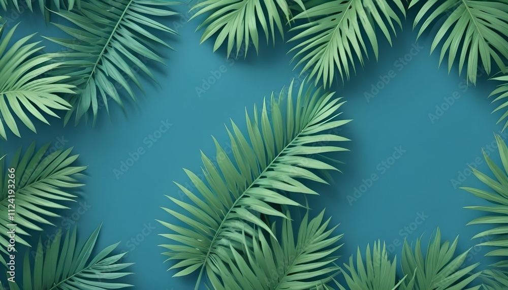 Fototapeta premium Clear Plain Shiny Warm Soft Vintage Bokeh Cloudy Wave Like Geometric Blue Background or Texture