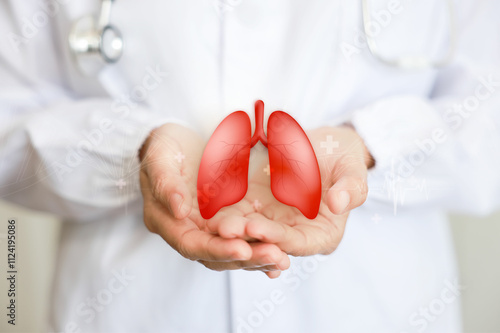  Health care and medical about lungs. respiratory disease, lung cancer, bronchitis, bronchial asthma, tuberculosis, pneumonia, hospital. world no tobacco day. lung disease treatment for hospital. photo