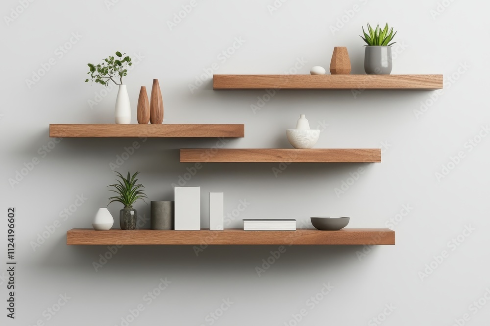Stylish Minimalist Floating Wall Shelves in Various Finishes for Modern Home Decor Stylish Minimalist Floating Wall Shelves in Various Finishes for Modern Home Decor
