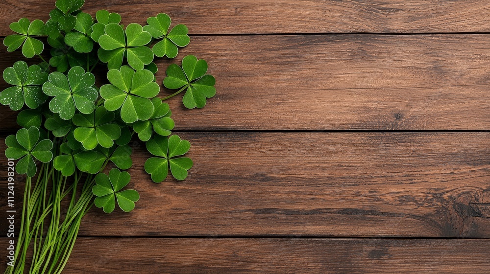 Festive St. Patrick's Day Greenery Setup