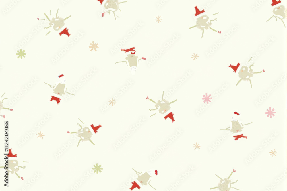 A modern Christmas pattern with bold geometric shapes and holiday motifs, creating a stylish and contemporary seasonal design.. A modern Christmas pattern with bold geometric shapes and holiday motifs, creating a stylish and contemporary seasonal design..