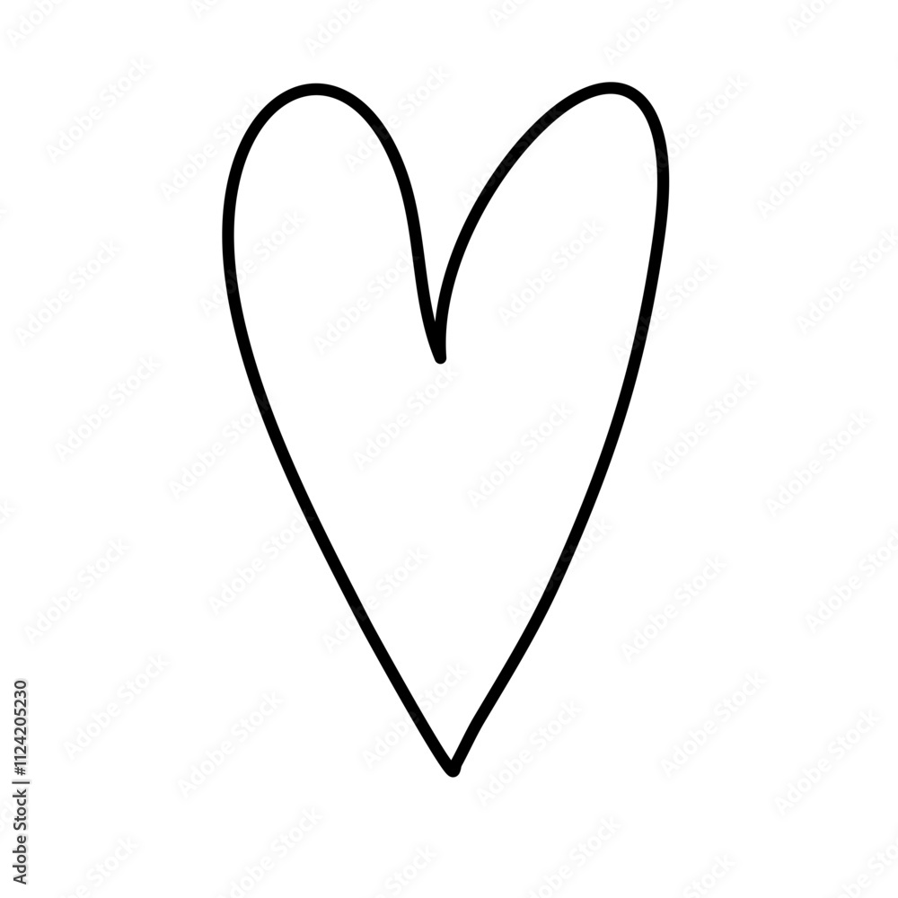 Hand drawn rough marker hearts Hand drawn rough marker hearts