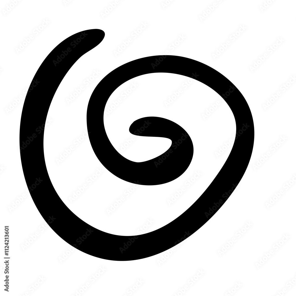 Spiral swirls in abstract geometric pattern Spiral swirls in abstract geometric pattern