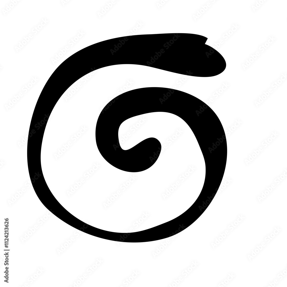 Spiral swirls in abstract geometric pattern Spiral swirls in abstract geometric pattern