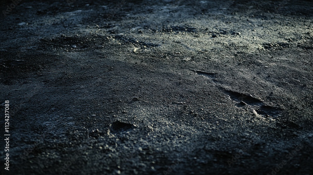 dark textured surface, rough ground, abstract background, natural elements, shadows and light, uneven terrain, atmospheric quality, artistic photography, minimalist composition, moody ambiance dark textured surface, rough ground, abstract background, natural elements, shadows and light, uneven terrain, atmospheric quality, artistic photography, minimalist composition, moody ambiance