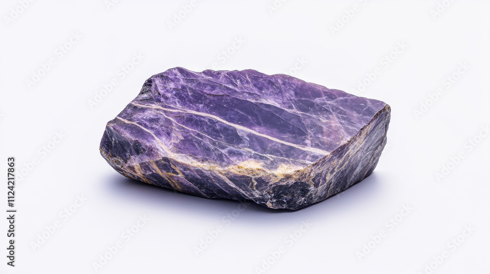 Purple Amethyst Crystal: A close-up shot of a stunning purple amethyst crystal, showcasing its intricate patterns and vibrant hues. Purple Amethyst Crystal: A close-up shot of a stunning purple amethyst crystal, showcasing its intricate patterns and vibrant hues.