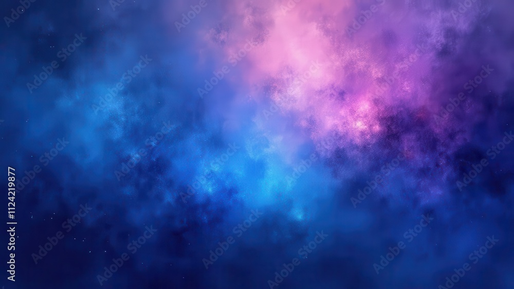 Fototapeta premium Multicolor fading blur. Galactic-inspired gradient with deep indigos, violets, and midnight blues, clear and perfectly noise-free, in 4K UHD resolution