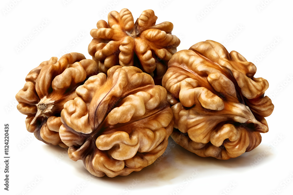 Close-up of Walnuts. Healthy. Delicious. and Nutritious Close-up of Walnuts. Healthy. Delicious. and Nutritious