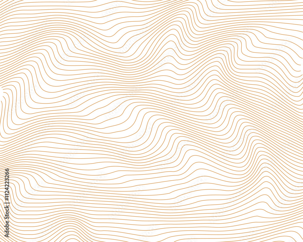 Abstract background with wavy lines. Golden and white vector pattern. Abstract background with wavy lines. Golden and white vector pattern.