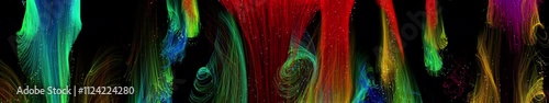 Vibrant Sparkling Colorful Glittering Strings	
 Background Loop Widescreen 
