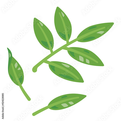 新緑の生茶葉