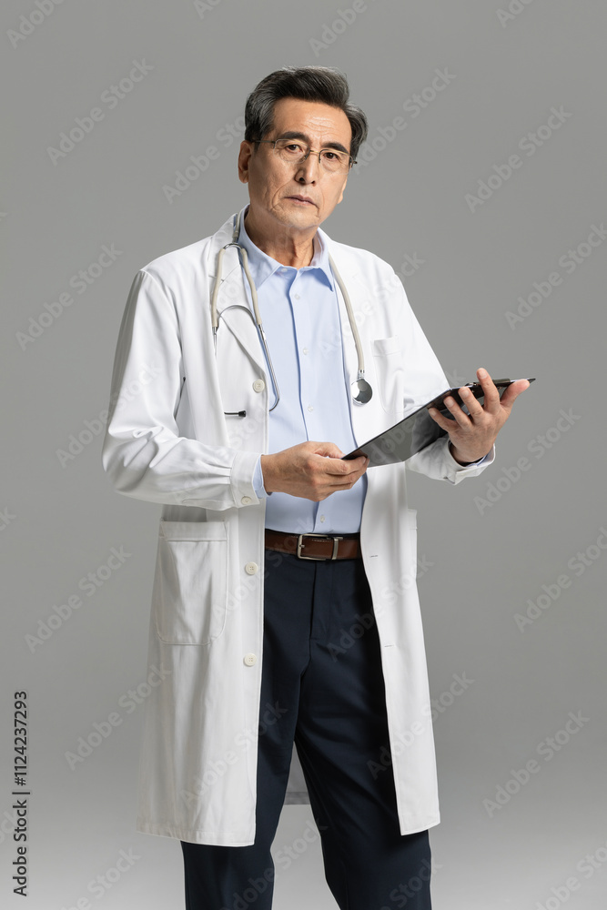 Portrait of senior male doctor Portrait of senior male doctor