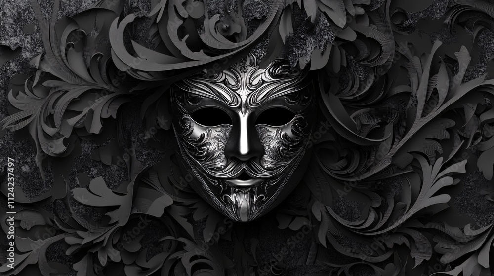 Graceful Guy Fawkes wallpaper with soft black and white gradients, adorned with fine mask patterns and elegant details for a serene and refined feel Graceful Guy Fawkes wallpaper with soft black and white gradients, adorned with fine mask patterns and elegant details for a serene and refined feel