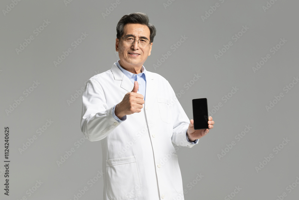 Portrait of senior male doctor Portrait of senior male doctor