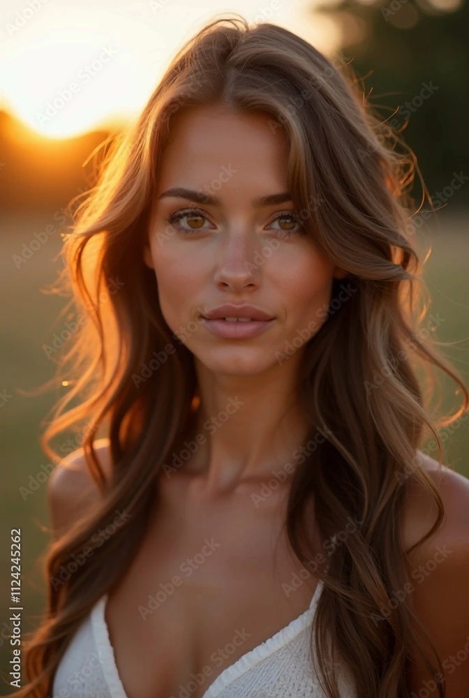 Ethereal Glow: A Side Profile in Soft Backlight Ethereal Glow: A Side Profile in Soft Backlight