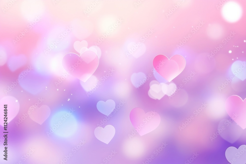 Heart bokeh backgrounds love pink. Heart bokeh backgrounds love pink.