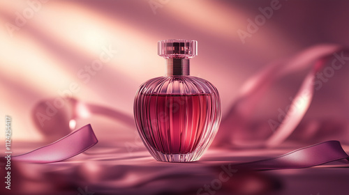 podium mockup in backdrop for perfume