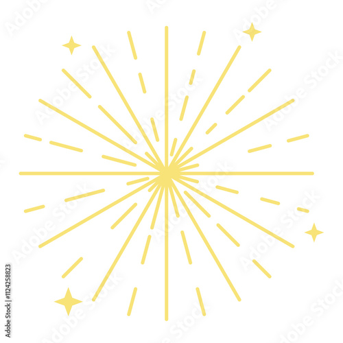 Festive Fireworks Vector