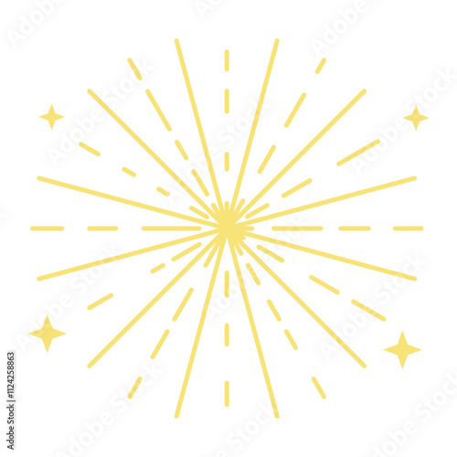 Festive Fireworks Vector