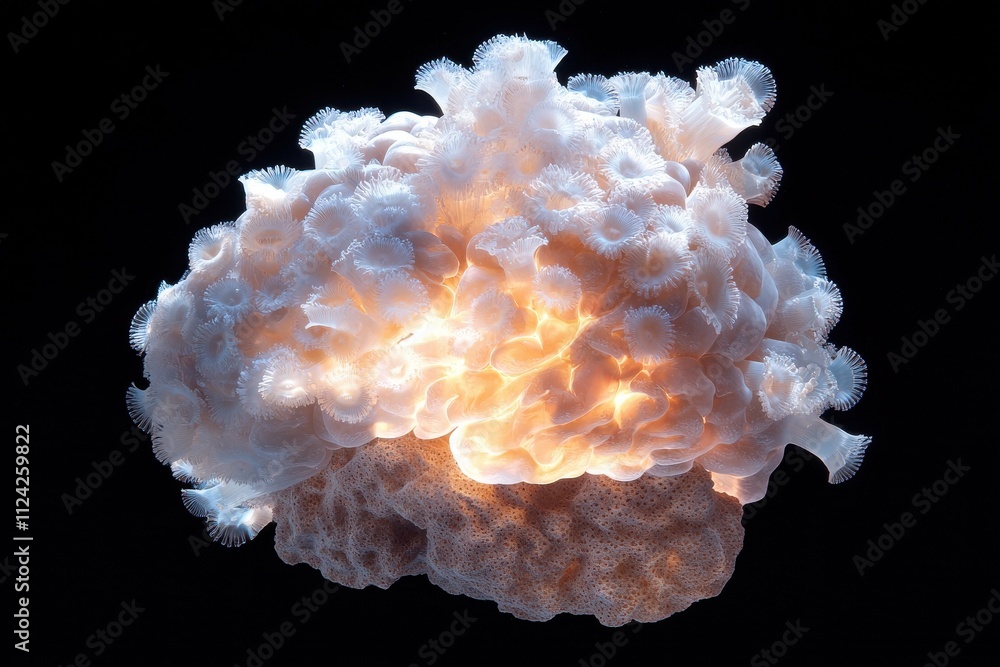 Abstract fusion of human brain and coral reef digital art underwater landscape surreal environment conceptual viewpoint Abstract fusion of human brain and coral reef digital art underwater landscape surreal environment conceptual viewpoint