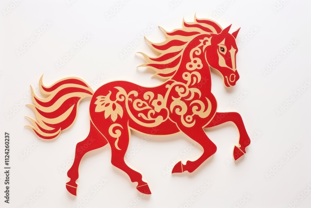 Chinese zodiac symbol Horse horse. Chinese zodiac symbol Horse horse.