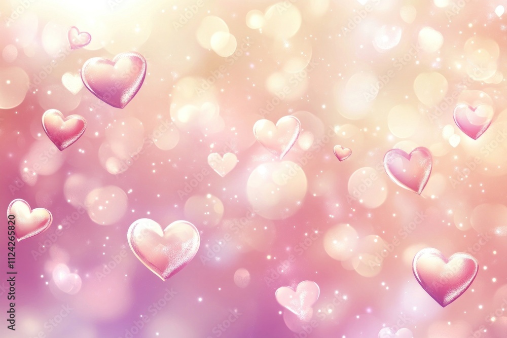 Illustration valentine's background floating. Illustration valentine's background floating.