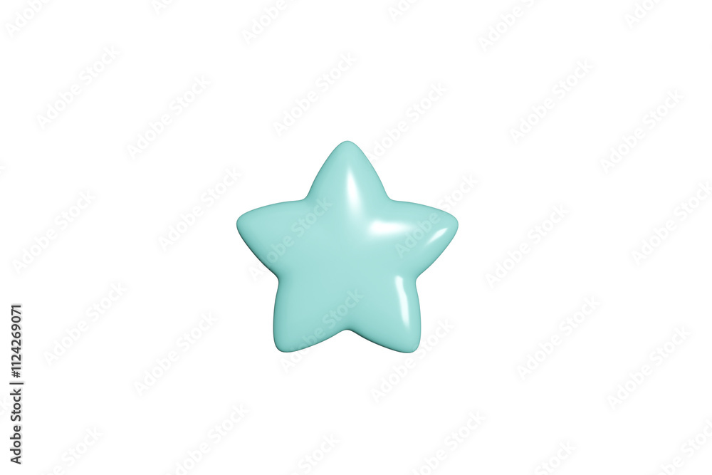 Obraz premium blue star