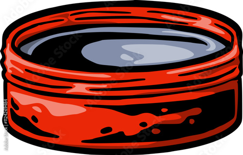 Pomade Cream Vector Illustration