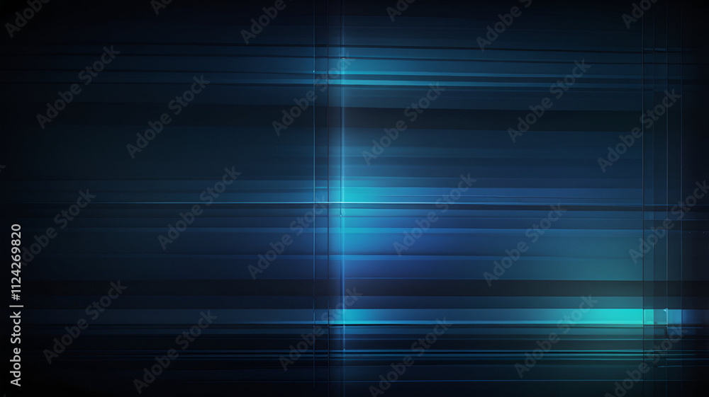 Abstract blue stripes on black background. Abstract blue stripes on black background.