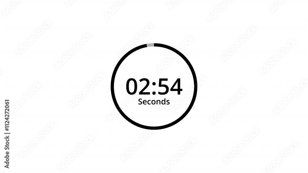 Circle countdown timer animation of 3 minutes on transparent background , 3 minutes circle countdown timer animation with alpha channels, countdown video Circle countdown timer animation of 3 minutes on transparent background , 3 minutes circle countdown timer animation with alpha channels, countdown video