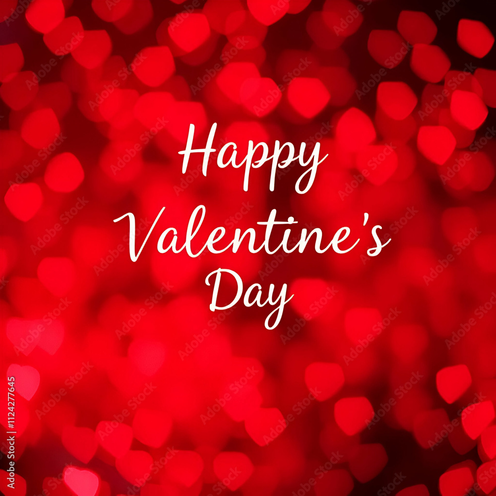 Valentines day background with blurred hearts Valentines day background with blurred hearts