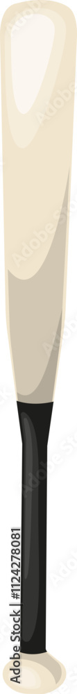 Vector Illustration of Baseball Stick Sport Equipment Vector Illustration of Baseball Stick Sport Equipment