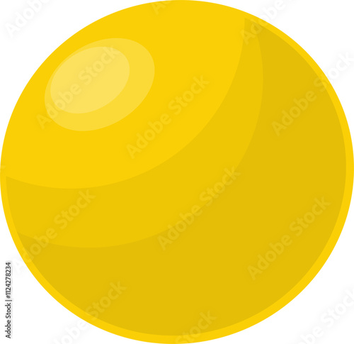 Vector Illustration of Table Tennis Ball Sport Equipment
