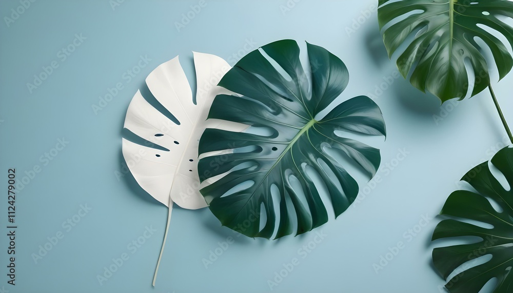 Obraz premium Clear Plain Shiny Warm Soft Vintage Bokeh Cloudy Wave Like Geometric Blue Background or Texture