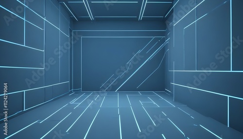 Clear Plain Shiny Warm Soft Vintage Bokeh Cloudy Wave Like Geometric Blue Background or Texture