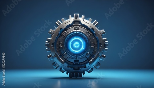 Clear Plain Shiny Warm Soft Vintage Bokeh Cloudy Wave Like Geometric Blue Background or Texture