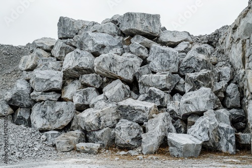 Quarry limestone cement plant s raw material photo