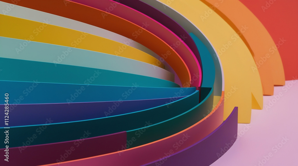 Vibrant Rainbow Curves Vibrant Rainbow Curves