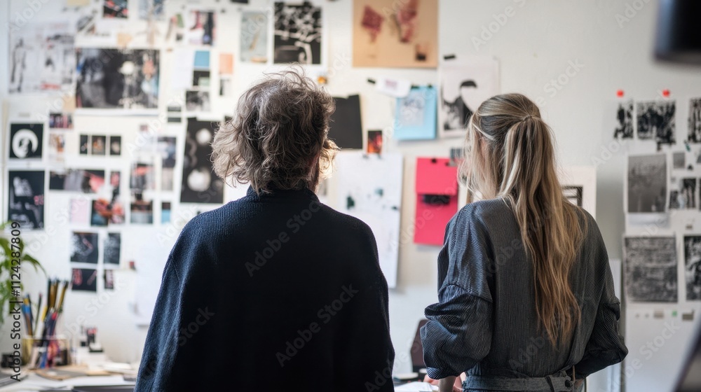 Artistic Collaboration: Two Creatives Exploring Ideas Artistic Collaboration: Two Creatives Exploring Ideas